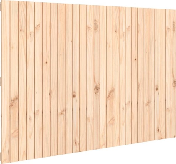 vidaXL Κεφαλάρι κρεβατιού, 166x3x110 εκ., μασίφ πεύκο