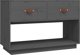 vidaXL vidaXL Szafka pod telewizor, szara, 90x40x60 cm, lite drewno sosnowe