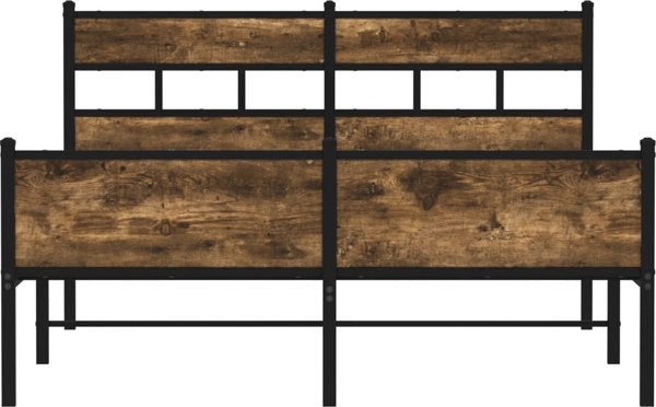 vidaXL Lozko xoris strwma, ptimeni dako, 150x200 cm