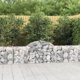vidaXL Kosze gabionowe, 11 τεμ, 200x30x60/80 εκ, γαλβανισμένο σίδερο