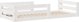 vidaXL Κρεβατοκάμαρα χωρίς στρώμα, λευκή, 80x200 cm, φυσικό πεύκο