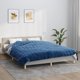vidaXL Κουβέρτα βαρύτητας μπλε 200x225 cm 9 κιλά ύφασμα