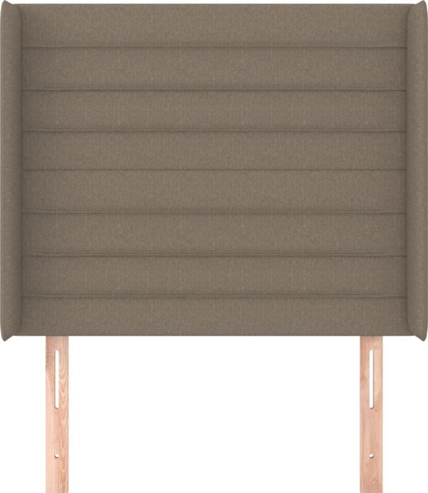 vidaXL Μαξιλάρι Κεφαλής Uszak, ταουπέ, 93x16x118/128 cm, ύφασμα