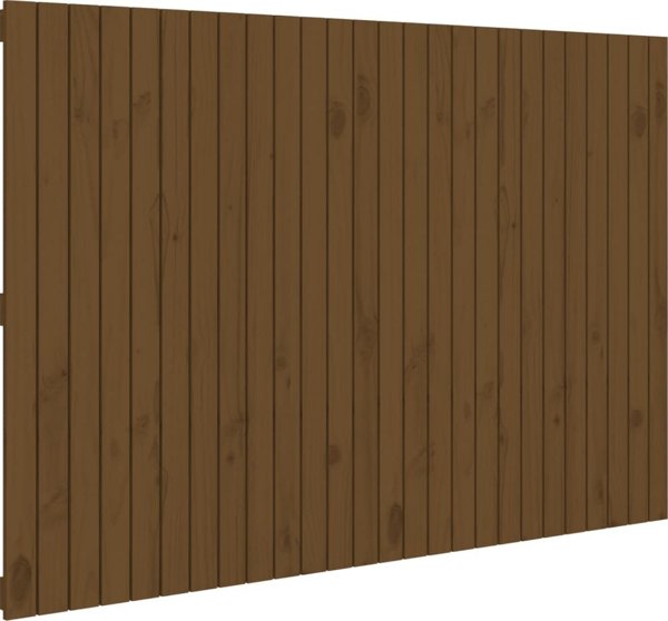 vidaXL Wezglowie lozka, miodowy braz, 166x3x110 cm, drewno sosnowe