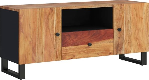 vidaXL Έπιπλο Τηλεόρασης, 105x33.5x46 εκ., Ακακία και Συνθετικό Ξύλο