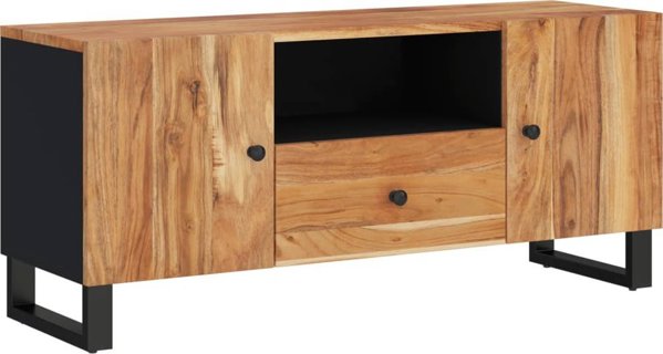 vidaXL Έπιπλο Τηλεόρασης, 105x33.5x46 εκ., Ακακία και Συνθετικό Ξύλο