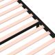 vidaXL Rama lozka, czarna, lite drewno, 90x190 cm, pojedyncza