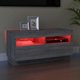 vidaXL Έπιπλο Τηλεόρασης με LED Φωτισμό, Sonoma Γκρι Δρυς, 80x35x40 εκ.