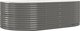 vidaXL vidaXL Donica ogrodowa, szara, 212x140x68 cm, malowana proszkowo stal