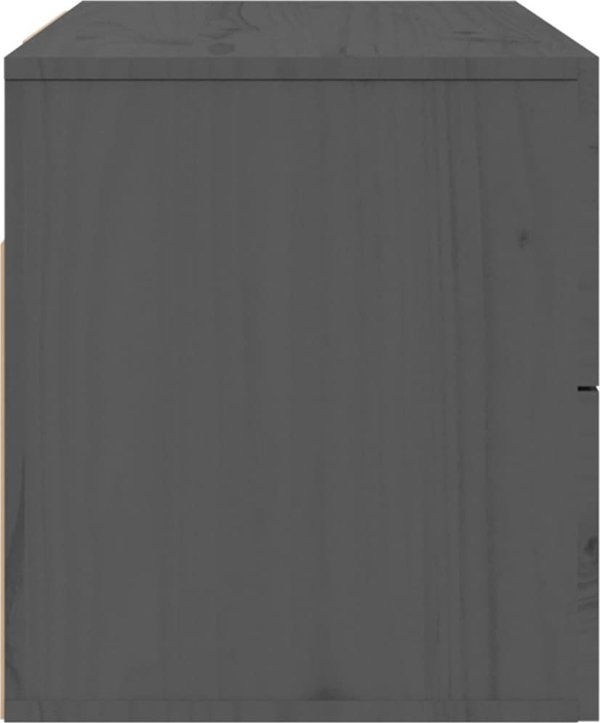 vidaXL Κρεμαστά κομοδίνα, 2 τεμ., 50x36x40 εκ., γκρι
