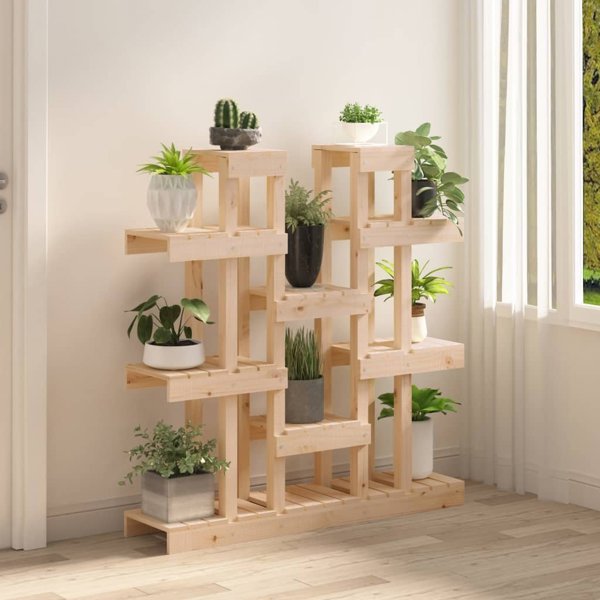 vidaXL vidaXL Kwietnik 104,5x25x109,5 cm, lite drewno sosnowe