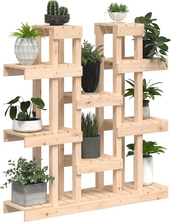 vidaXL vidaXL Kwietnik 104,5x25x109,5 cm, lite drewno sosnowe