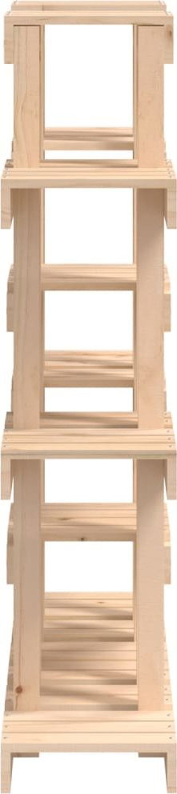 vidaXL vidaXL Kwietnik 104,5x25x109,5 cm, lite drewno sosnowe