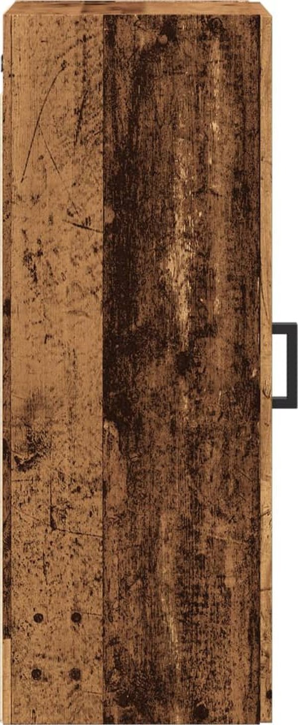 vidaXL Κρεμαστή Ντουλάπα, Παλιό Ξύλο, 34,5x34x90 εκ.