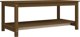 vidaXL Τραπέζι καφέ, μελί καφέ, 110x55x45 cm, από καθαρό πεύκο