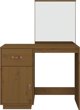 vidaXL Τουαλέτα μέλι καφέ 95x50x134 cm από ξύλο πεύκου