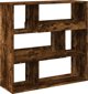 vidaXL Regal na ksiazki/przegroda, dymny dab, 100x33x94,5 cm