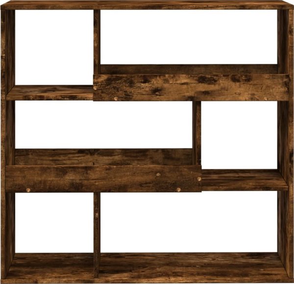 vidaXL Regal na ksiazki/przegroda, dymny dab, 100x33x94,5 cm