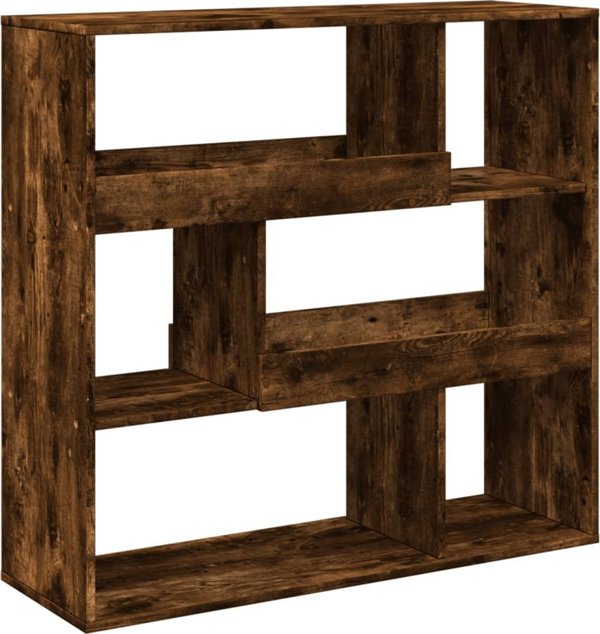 vidaXL Regal na ksiazki/przegroda, dymny dab, 100x33x94,5 cm