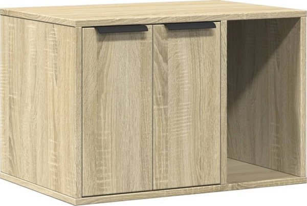 vidaXL Ντουλάπι για άμμο γάτας δρυς sonoma 60x40x40 εκ.