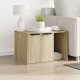 vidaXL Ντουλάπι για άμμο γάτας δρυς sonoma 60x40x40 εκ.