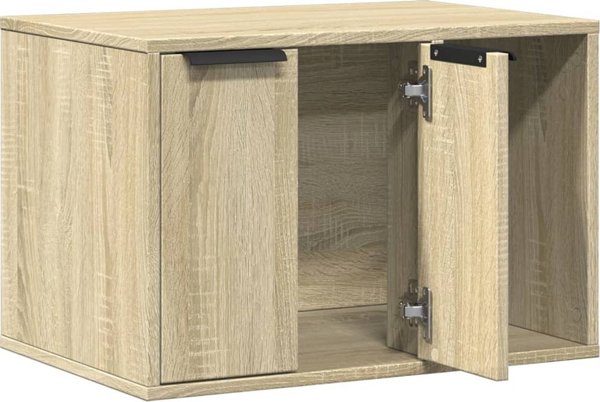 vidaXL Ντουλάπι για άμμο γάτας δρυς sonoma 60x40x40 εκ.