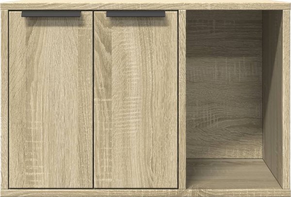vidaXL Ντουλάπι για άμμο γάτας δρυς sonoma 60x40x40 εκ.