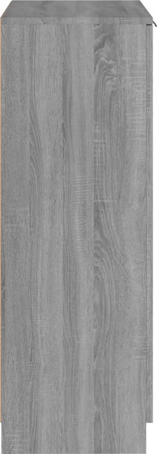vidaXL Ντουλάπι παπουτσιών, γκρι σονομά δρυς, 59x35x100 cm