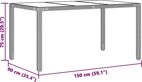 vidaXL Σετ 5 τεμαχίων κήπου με μαξιλάρια, καφέ, πολυραταν
