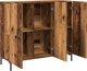 vidaXL Ντουλάπι, παλιό ξύλο, 90x34x80 εκ, ξυλοειδές υλικό