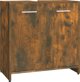vidaXL Έπιπλο μπάνιου από καπνιστή δρυς, 60x33x60 cm