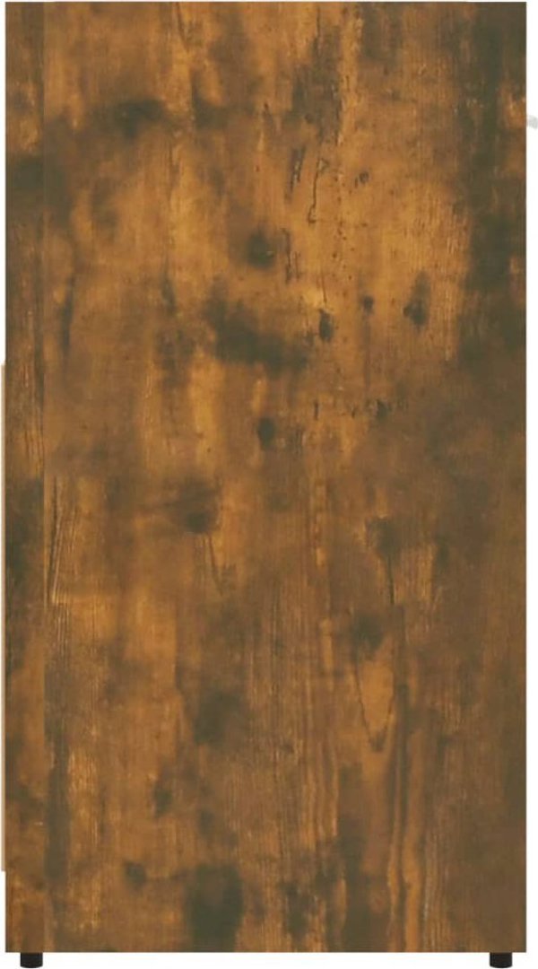 vidaXL Έπιπλο μπάνιου από καπνιστή δρυς, 60x33x60 cm