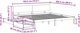 vidaXL Κάδρο κρεβατιού με συρτάρια λευκό 180x200 cm μασίφ πεύκο