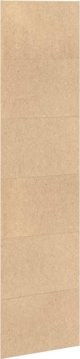 vidaXL Βιβλιοθήκη, λευκή, 40x30x152 εκ, ξυλοπαλμάδα