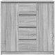 vidaXL Συρταριέρα με Συρτάρια, Χρώμα Γκρι Sonoma, 100,5x35x98,5 εκ.