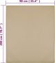 vidaXL Σεντόνι Jersey Cotton σε χρώμα taupe, 90x200 εκ