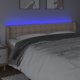 vidaXL Κεφαλάρι κρεβατιού με LED, cappuccino, 163x16x78/88 εκ., οικοδερμα
