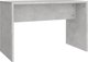 vidaXL Zestaw με τουαλέτα, γκρι σκυροδέματος, 86,5 x 35 x 136 cm