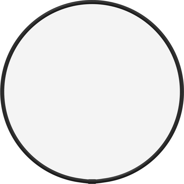 vidaXL Lustro scienne, czarne, 30 cm, okragle