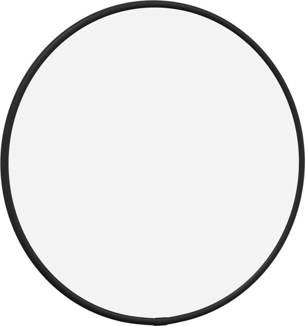 vidaXL Lustro scienne, czarne, 30 cm, okragle
