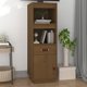 vidaXL Regal, μελί καφέ, 34x40x108,5 cm από μασίφ πεύκο