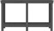 vidaXL Πάγκος εργασίας γκρι 140x50x80 εκ., φυσικό πεύκο