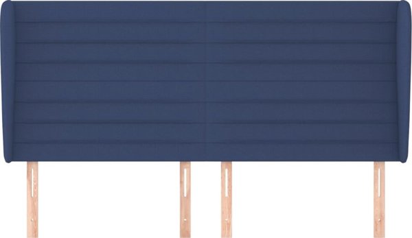 vidaXL Κεφαλάρι uszak μπλε 203x23x118/128 εκ. ύφασμα