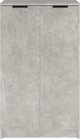 vidaXL Παπουτσοθήκη γκρι μπετόν 59x35x100 cm