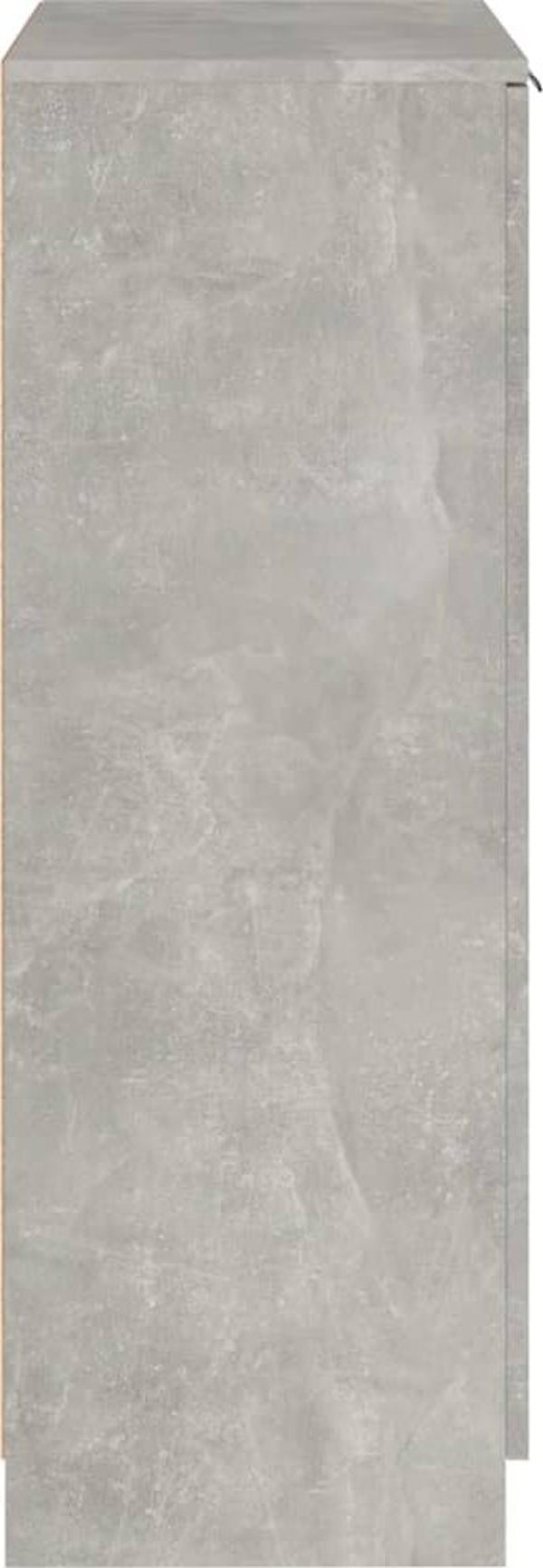 vidaXL Παπουτσοθήκη γκρι μπετόν 59x35x100 cm