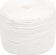 vidaXL Linka ζελάρσκα, λευκή ομοιόμορφη, 10 mm, 250 m, πολυπροπυλένιο