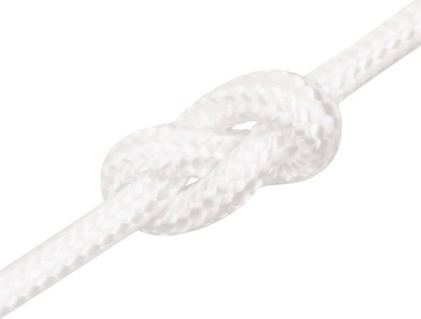 vidaXL Linka ζελάρσκα, λευκή ομοιόμορφη, 10 mm, 250 m, πολυπροπυλένιο