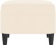 vidaXL Πάγκος κρεμ 70x35x41 εκ., επενδεδυμένος με βελούδο