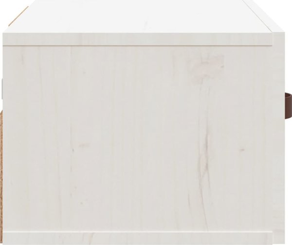 vidaXL Κρεμαστό κομοδίνο, 40x29,5x22 εκ., λευκό