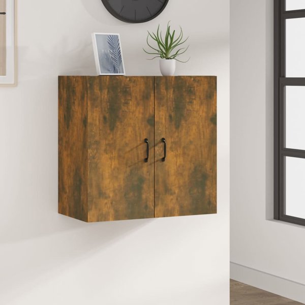 vidaXL Επιτοίχια ντουλάπα από καπνιστή δρυ 60x31x60 cm